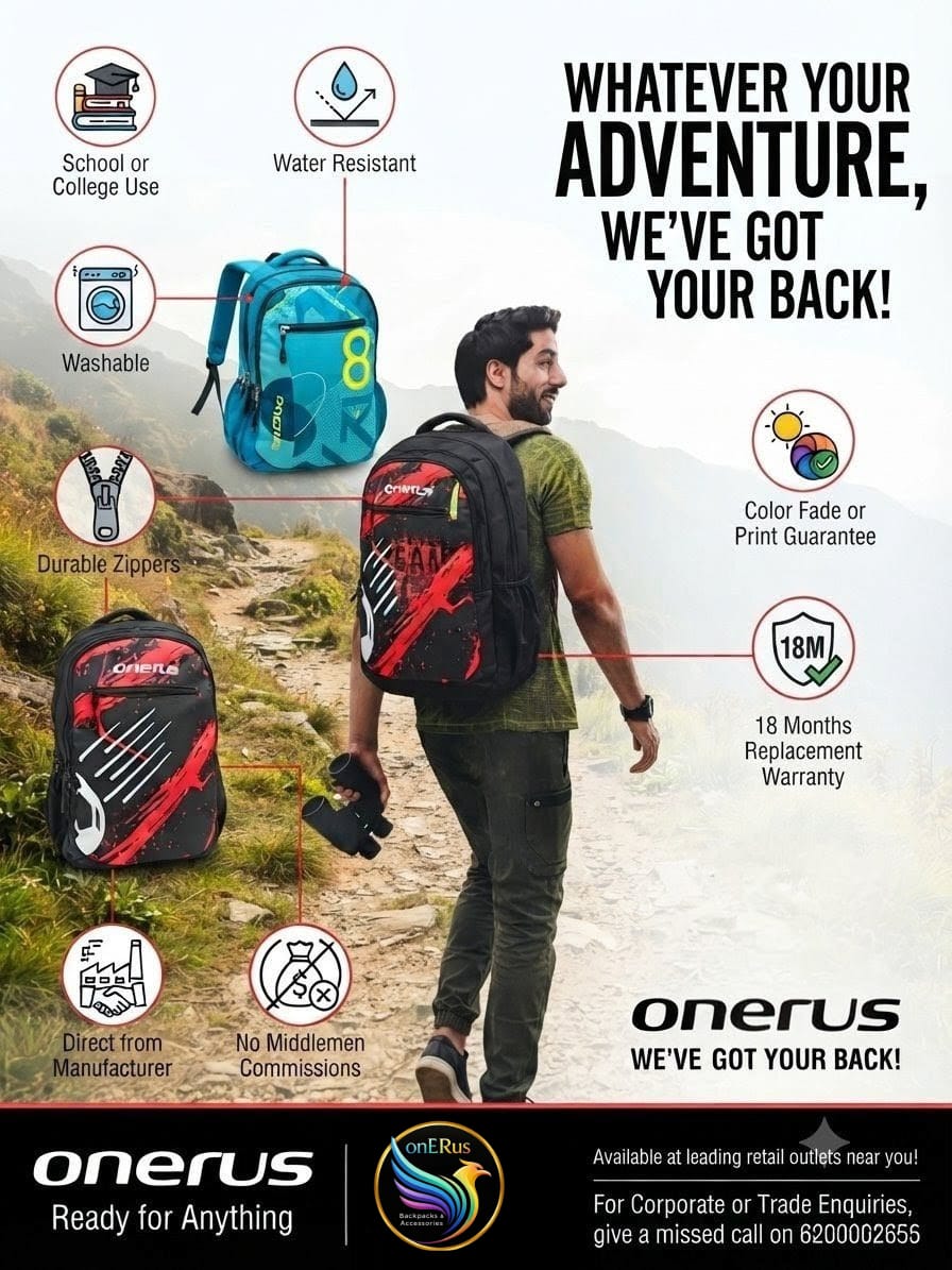 Tejas 30L Casual Backpack 📚 🚊 detail image 1