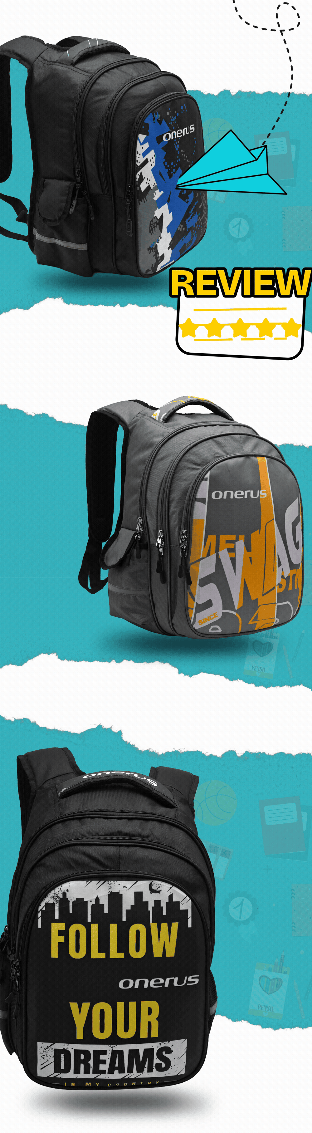 Gladiator 30L Backpack 📚 🏫🚀 detail image 1