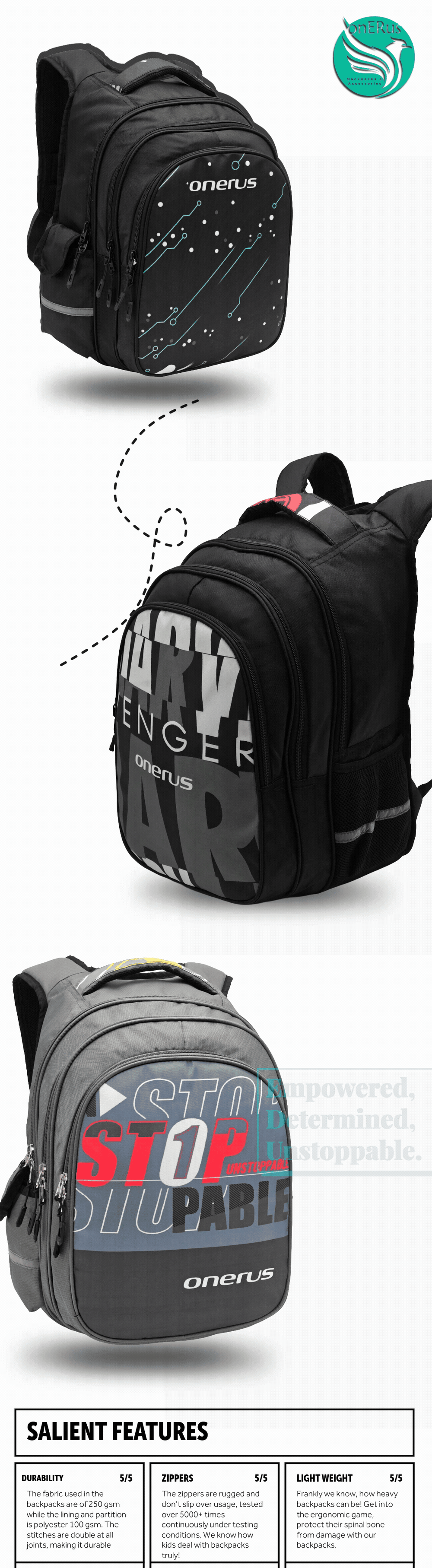 Gladiator 30L Backpack 📚 🏫🚀 detail image 2
